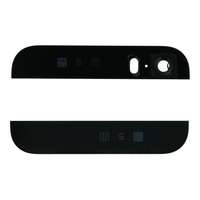  tel-szalk-008225 Apple iPhone 5S fekete kijelző üveg fedő burkolati elem