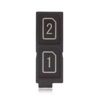 tel-szalk-009390 Sony Xperia Z5 Premium matt fekete SIM kártya tálca (2 SIM kártyás telefonokhoz)
