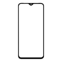  tel-szalk-014588 OnePlus 7 üveg előlap - kijelző részegység nem-touch fekete szervizalkatrész