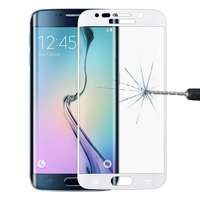  Temp-glass631036 Samsung Galaxy S6 Edge Plus fehér 3D-teljes lefedettséget biztosító Karcálló, ütésálló kijelzővédő üvegfólia, 9H tempered glass, törlőkendővel