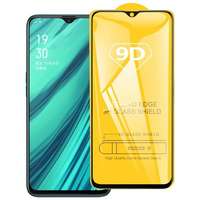  Temp-glass631484 Oppo Realme 3 Pro teljes lefedettséget biztosító Karcálló, ütésálló kijelzővédő üvegfólia kerettel, tempered glass, törlőkendővel