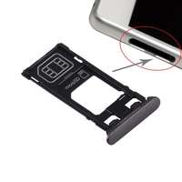  tel-szalk-017723 Sony Xperia X fekete SIM & SD kártya tálca (1 SIM kártyás telefonhoz)