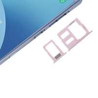  tel-szalk-017737 Samsung Galaxy J3 (2017) / J5 (2017) / J7 (2017) rózsa arany SIM & SD kártya tálca (1 SIM kártyás telefonhoz)