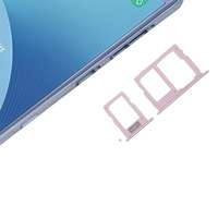  tel-szalk-017752 Samsung Galaxy J3 (2017) / J5 (2017) / J7 (2017) rózsa arany SIM & SD kártya tálca (2 sim kártyás verziók)