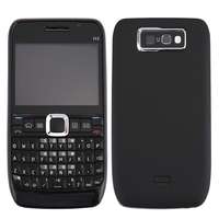 tel-szalk-018237 Nokia E63 teljes burkolat (előlap, középső keret, hátlap) fekete