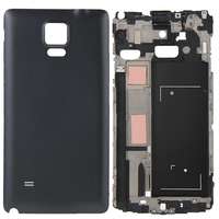  tel-szalk-018252 Samsung Galaxy Note 4 N910F teljes burkolat (előlap, hátlap) fekete