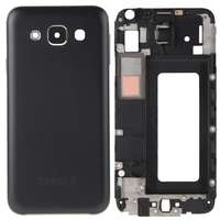  tel-szalk-018277 Samsung Galaxy E5 E500 teljes burkolat (előlap, hátlap) fekete