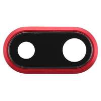  tel-szalk-018477 Apple iPhone 8 Plus hátlapi kamera lencse piros kerettel