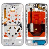  tel-szalk-022478 Motorola Nexus 6 fehér középső keret
