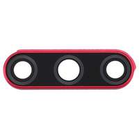  tel-szalk-022590 Huawei Honor 9X hátlapi kamera lencse piros kerettel