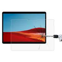  Temp-glass631951 Microsoft Surface Pro X Karcálló, ütésálló kijelzővédő üvegfólia, 9H tempered glass, törlőkendővel