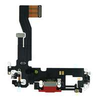  tel-szalk-1921435 Apple iPhone 12/12 Pro töltőcsatlakozó port, flexibilis kábel / töltő csatlakozó flex piros