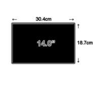 Ismeretlen gyártó N140B6-L24 14.0" matt laptop LCD kijelző, panel (WXGA++)