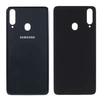 tel-szalk-1928025 Samsung Galaxy A20s SM-A207F fekete akkufedél, hátlap
