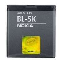 Nokia BL-5K. Gyári Nokia akkumulátor BL-5K 1200mAh Li-ion /gyári,csomagolás nélkül/
