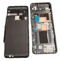  tel-szalk-1929695890 Asus Rog Phone 5S / 5S Pro fekete előlap LCD keret, burkolati elem