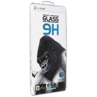  X-ONE13 Samsung S21 FE 5G edzett üveg képernyővédő fólia 2.5D, 9H - X-ONE Extra Strong Crystal Clear - fekete keret