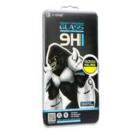  X-ONE59 Samsung Galaxy S20 edzett üveg képernyővédő fólia 4D, 9H - X-ONE Strengthened Glass - fekete keret