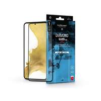 MyScreen LA-2147 Samsung Galaxy S22 5G edzett üveg képernyővédő fólia - Myscreen protector diamond glass Edge2.5D fekete