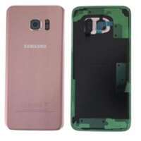  GH82-11346E Gyári akkufedél hátlap - burkolati elem Samsung Galaxy S7 Edge, rózsaszín