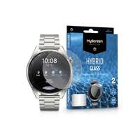 MyScreen LA-1903 Huawei Watch 3 / Watch 3 Pro (48 mm) rugalmas, hibrid üveg - Myscreen protector Hybrid Glass átlátszó 8H ujjlenyomat-érzékelő biztos, 2 db-os csomag