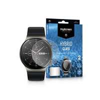  LA-1873 Huawei Watch GT 2 Pro rugalmas, hibrid üveg - Myscreen protector Hybrid Glass átlátszó 8H ujjlenyomat-érzékelő biztos, 2db-os csomag