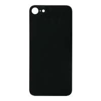 tel-szalk-192965682 Apple iPhone SE 2020 fekete akkufedél, hátlap nagy lyukú kamera-kivágással, logo nélkül