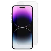  Temp-glass6312738082 Apple iPhone 15 Pro 2.5d karcálló, ütésálló kijelzővédő üvegfólia, 9H tempered glass, törlőkendővel