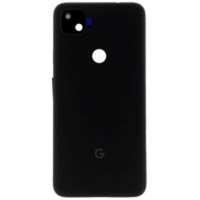 Google G949-00010-01 Gyári akkufedél hátlap - burkolati elem Google Pixel 4a, Fekete