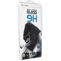 X-ONE X-ONE113 Samsung Galaxy S24 edzett üveg képernyővédő fólia 2.5D, 9H - X-ONE Extra Strong Crystal Clear - fekete keret
