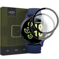 HOFI FNS0208 Garmin Vivoactive 5 HOFI Hybrid Pro+ hybrid üveg képernyővédő fólia, 2 db-os csomag, fekete