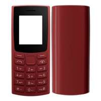  tel-szalk-19297028155 Nokia 106 (2023) Piros előlap LCD keret, burkolati elem