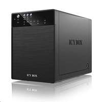 RaidSonic ICY BOX-20640 RaidSonic ICY BOX 4x3.5" SATA HDD külső ház USB 3.0 és SATA fekete /IB-3640SU3/