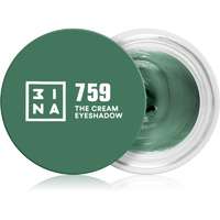 3INA 3INA The 24H Cream Eyeshadow krémes szemhéjfestékek árnyalat 759 Olive green 3 ml