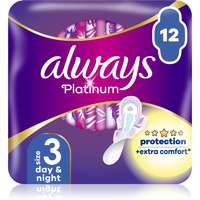 Always Always Platinum Night Size 3 egészségügyi betétek éjszakára 12 db