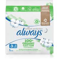 Always Always Cotton Protection Night egészségügyi betétek parfümmentes 8 db