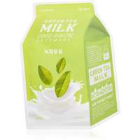 A’pieu A’pieu One-Pack Milk Mask Green Tea nyugtató hatású gézmaszk kombinált és zsíros bőrre 21 g
