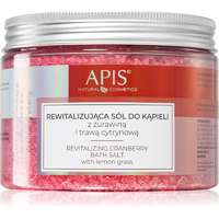 Apis Natural Cosmetics Apis Natural Cosmetics Cranberry Vitality relaxáló fürdősó holt-tenger ásványaival 650 g