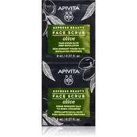Apivita Apivita Express Beauty Olive intenzív tisztító peeling az arcra 2 x 8 ml