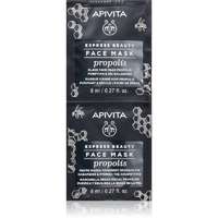 Apivita Apivita Express Beauty Propolis tisztító fekete maszk zsíros bőrre 2 x 8 ml