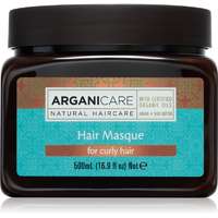 Arganicare Arganicare Argan Oil & Shea Butter Hair Masque hidratáló és tápláló maszk göndör hajra 500 ml