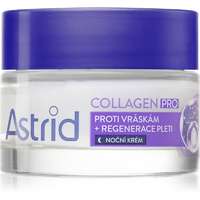 Astrid Astrid Collagen PRO éjszakai krém az öregedés összes jele ellen regeneráló hatással 50 ml