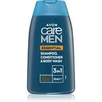 Avon Avon Care Men Essential 3 az 1 sampon, kondicionáló és tusfürdő 200 ml