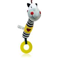 BabyOno BabyOno Squeaky Toy with Teether sípoló játék rágókával Zebra Zack 1 db