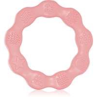 BabyOno BabyOno Be Active Silicone Teether Ring rágóka Pink 1 db