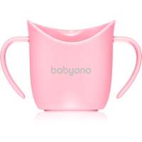 BabyOno BabyOno Be Active Ergonomic Training Cup gyakorlóbögre fogantyúval Pink 6 m+ 120 ml