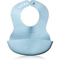 BabyOno BabyOno Be Active Soft Bib with Adjustable Lock előke Blue 6 m+ 1 db