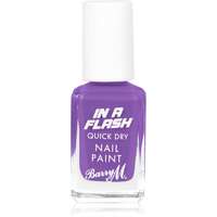 Barry M Barry M IN A FLASH gyorsan száradó körömlakk árnyalat Patient Purple 10 ml