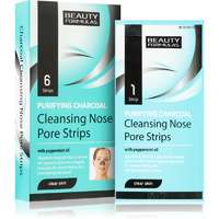 Beauty Formulas Beauty Formulas Clear Skin Purifying Charcoal tisztító maszk aktív szénnel az orra 6 db