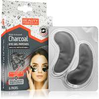 Beauty Formulas Beauty Formulas Charcoal hidrogél maszk a szem körül aktív szénnel 6 db